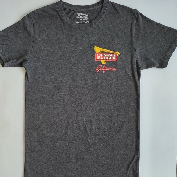In-N-Out Burger California T-Shirt 'Simple Things' Gray Crewneck Men's Small - Picture 10 of 11